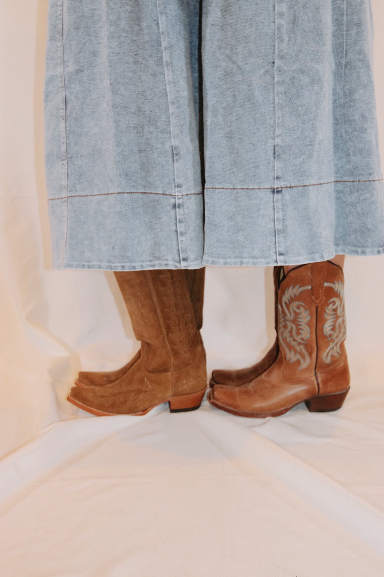 turning heads denim dress